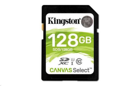 Kingston 128GB SecureDigital Canvas Select (SDXC) Card