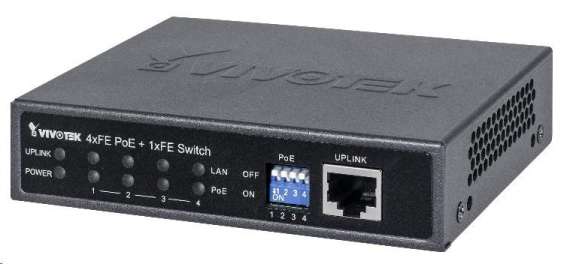 Vivotek 5-portový High PoE Switch