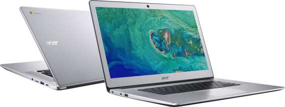 Acer Chromebook 15 (CB515-1H-C9FU), stříbrná