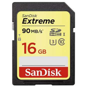 SanDisk SDHC 16GB Extreme Class 10 UHS-I (U3)