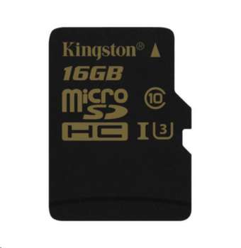 Kingston 16GB Micro SecureDigital (SDHC) Card Gold