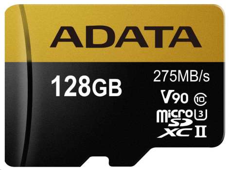 ADATA Micro SDXC Premier One 128GB UHS-I U3 + SD adaptér