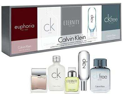DÁREK: Calvin Klein sada pánských mini parfémů 5 x 10 ml