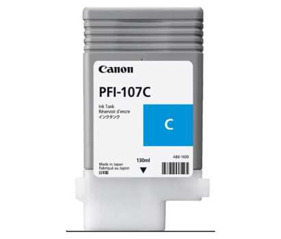 Cartridge Canon PFI-107C - azurová