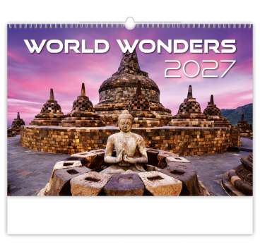 Nástěnný kalendář 2027 World Wonders