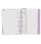 Zápisník Filofax Notebook Pastel - A6, linkovaný, pastelově fialový