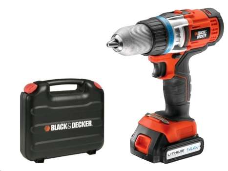 Black&Decker Aku šroubovák příklepový EGBL148K-QW