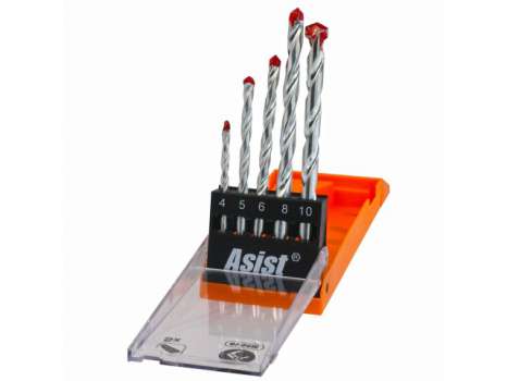 ASIST Sada vrtáku do betonu a zdiva 5ks 01-5410