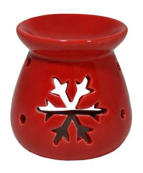 Aroma lampa červená, malá - vločka