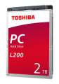 TOSHIBA HDD L200 2TB, SMR, SATA III