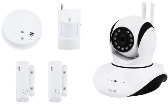 BML Safe HomeSet - IP kamerový set a 3 druhy senzo