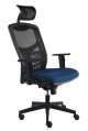 Kancelářská židle York Net, E-SY - synchro, modrá