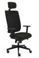 Kancelářská židle Kent Boss, E-SY - synchro, černá