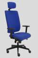 Kancelářská židle Kent Boss, E-SY - synchro, modrá