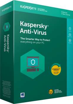 Kaspersky Anti-Virus 2018 CZ pro 1 zařízení / 1 rok, obnova licence