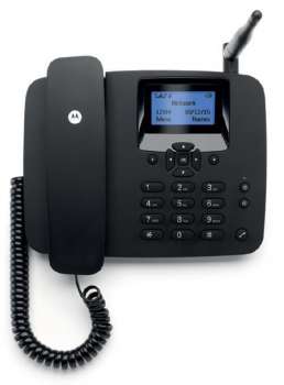 Motorola FW200L, stolní GSM telefon, černá