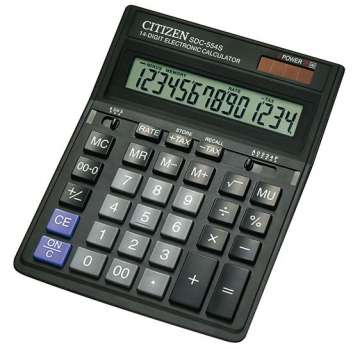Stolní kalkulačka Citizen SDC554S, černý