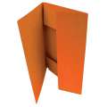Prešpánové desky se třemi chlopněmi HIT Office - A4, oranžové, 20 ks