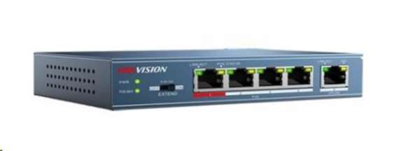 Hikvision DS-3E0105P-E (4+1) PoE switch