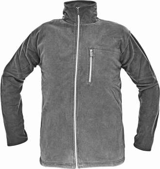 Fleece bunda KARELA - šedá, vel. L