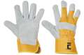 Kombinované rukavice EIDER -žlutá, vel.10