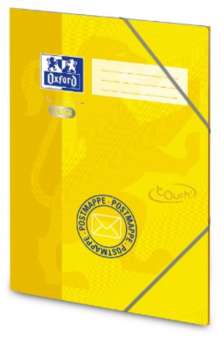 Desky s chlopněmi a gumičkou Oxford Soft touch - A4, žluté