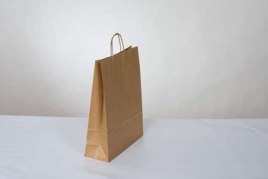 Dárková taška - 32,0 x 41,0 x 12,0 cm, přírodní, 1 ks