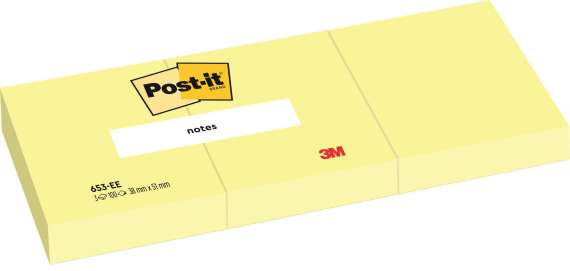 Samolepící bloček Post-it - 38 x 51 mm, 12 x 100 lístků