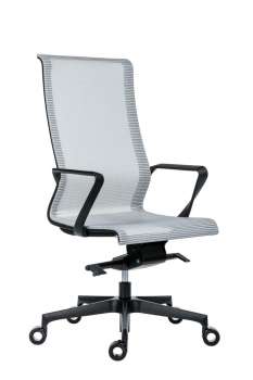 Kancelářská židle EPIC high - černá/bílá