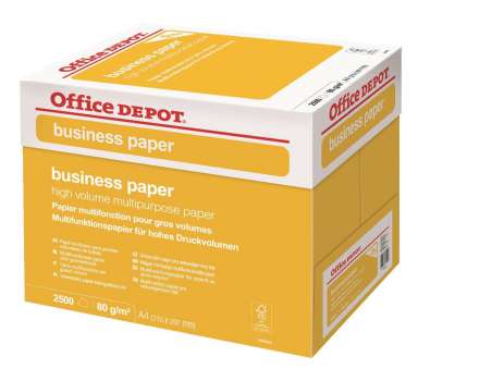 Kancelářský papír Office Depot Business A4, box 2 500 listů