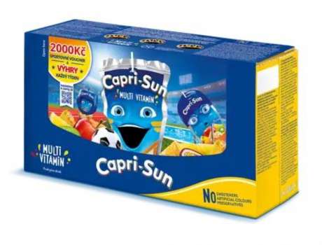 DÁREK: Ovocné nápoje Capri Sun Pomeranč 10x 0,2l