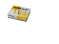 Archivační spony Jalema Clip - 100 ks, žluto-bílé