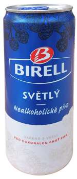 Nealkoholické pivo Birell - světlé, plech, 24x 0,33 l
