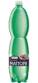 Ochucená minerální voda Mattoni - lesní plody, 6x 1,5 l, neperlivá