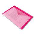 Zakládací pouzdro s drukem Office Depot - A4, růžové transparentní, 5 ks