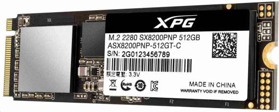 ADATA XPG SX8200 PRO, 512GB (ASX8200PNP-512GT-C)