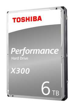 TOSHIBA HDD X300 6TB, SATA III (HDWE160UZSVA)