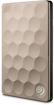 Seagate Backup Plus Ultra Slim, 2TB HDD 2.5", gold