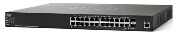 Cisco 24x Gbit PoE switch (SG350X-24P)