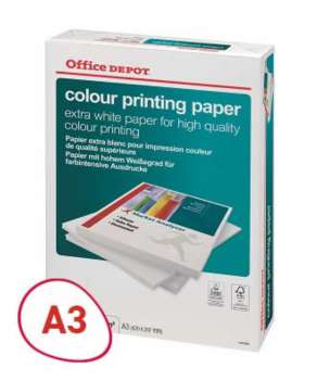 Kancelářský papír Office Depot Colour Printing A3 - 100 g/m2, 500 listů