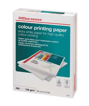 Kancelářský papír Office Depot Colour Printing  A4 - 120 g/m2, 250 listů