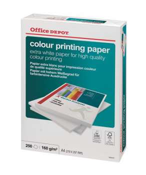 Kancelářský papír Office Depot Colour Printing  A4 - 160 g/m2, 250 listů