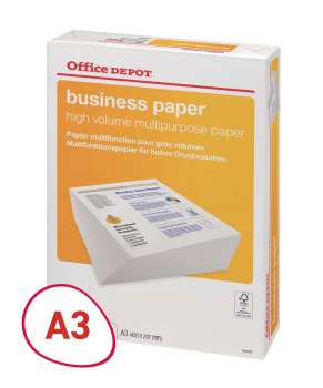 Kancelářský papír Office Depot Business A3 - 80 g/m2, 500 listů