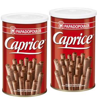 Plněné trubičky Caprice, 2x 250 g