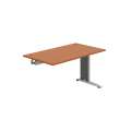 Psací stůl Hobis Flex FS 1400 R - třešeň/kov