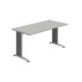 Psací stůl Hobis Flex FS 1600 - šedá/kov