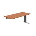 Psací stůl Hobis Flex FS 1800 R - třešeň/kov