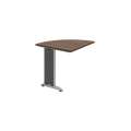 Přídavný stůl Hobis Flex FP 901 L - ořech/kov