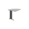 Přídavný stůl Hobis Flex FP 901 L - šedá/kov