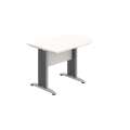 Přídavný stůl Hobis Cross CP 1200 1 - bílá/kov